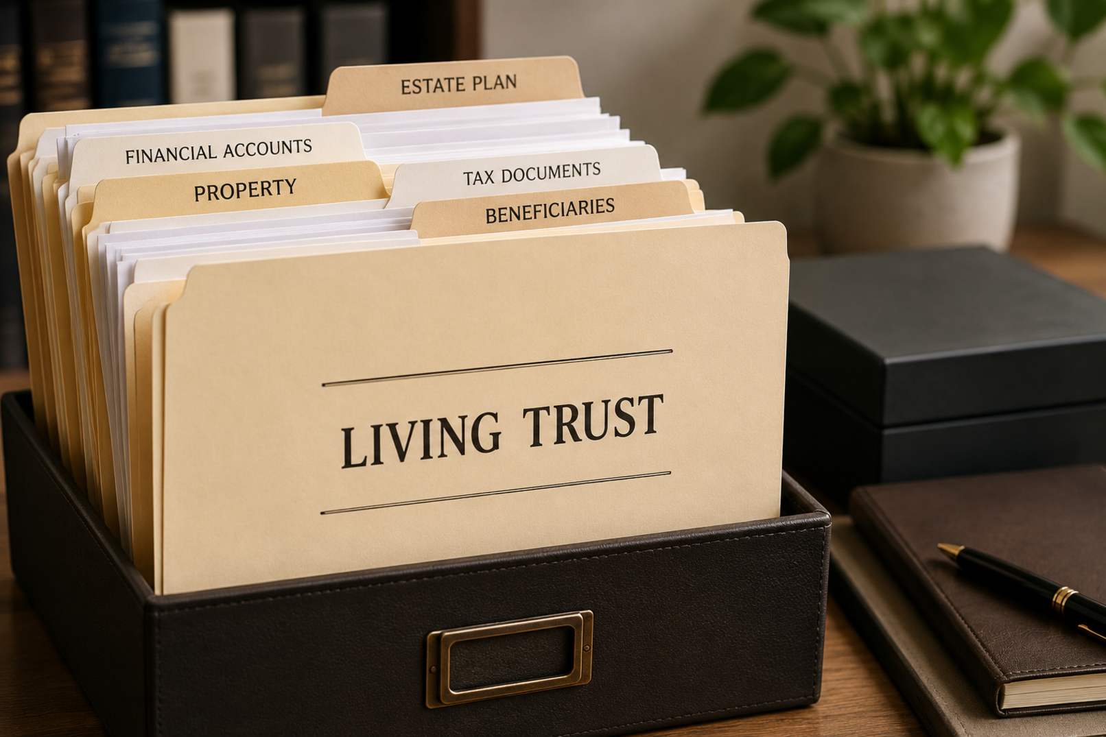 trusts and estate planning file folder